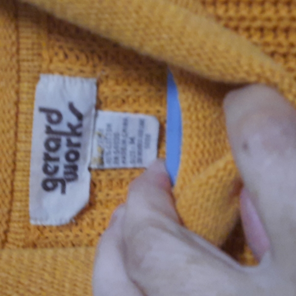 WOMEN'S KNITTED SWEATER W LONG SLEEVES.GERARDWORKS - Picture 3 of 5